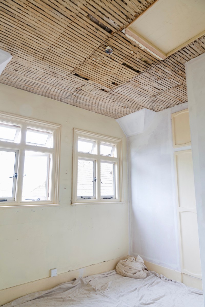 lath and plaster ceiling