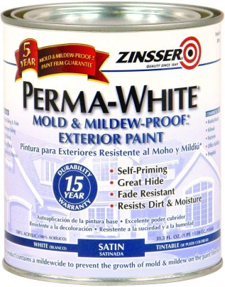 The Best Exterior Paint Option: Rust-Oleum Zinsser Perma-White Exterior Paint