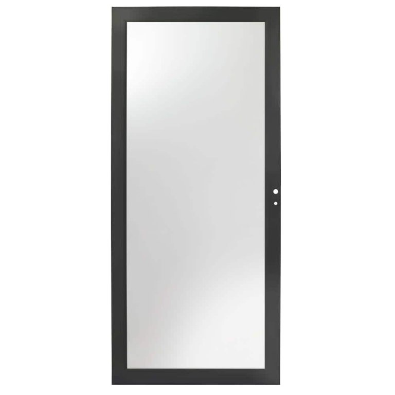  The Andersen 3000 Series Black FullView Storm Door on a white background