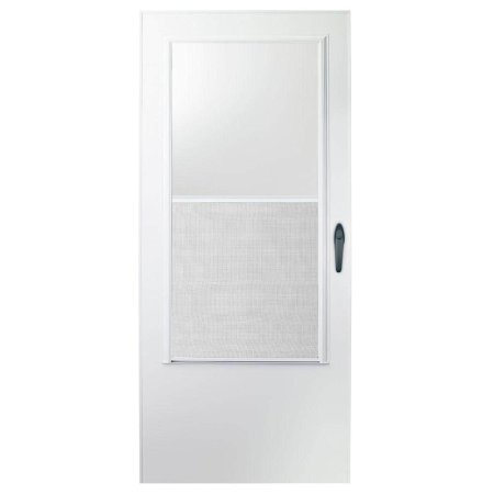  The EMCO 100 Series Self-Storing Storm Door on a white background
