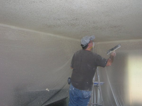 Removing Popcorn Ceiling