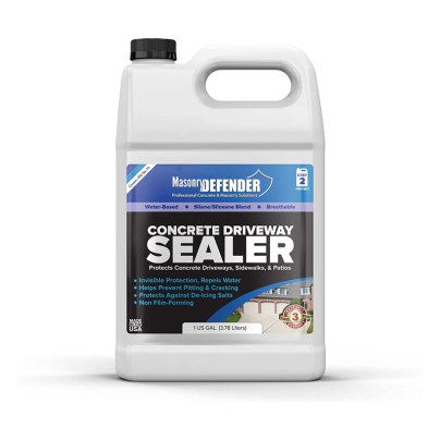 The Best Driveway Sealer Option: MasonryDefender Concrete Sealer De-Icing Protection