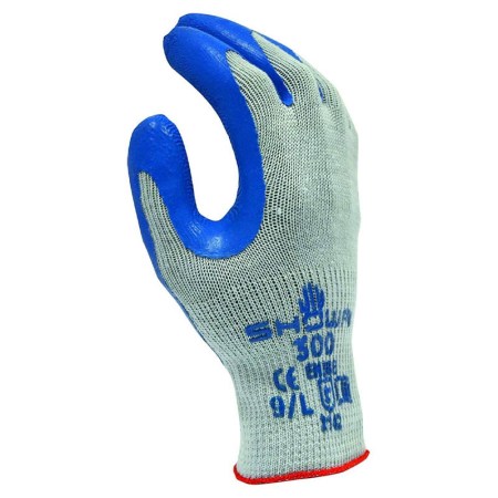 Showa 300L-09 Atlas Fit 300 Rubber-Coated Gloves