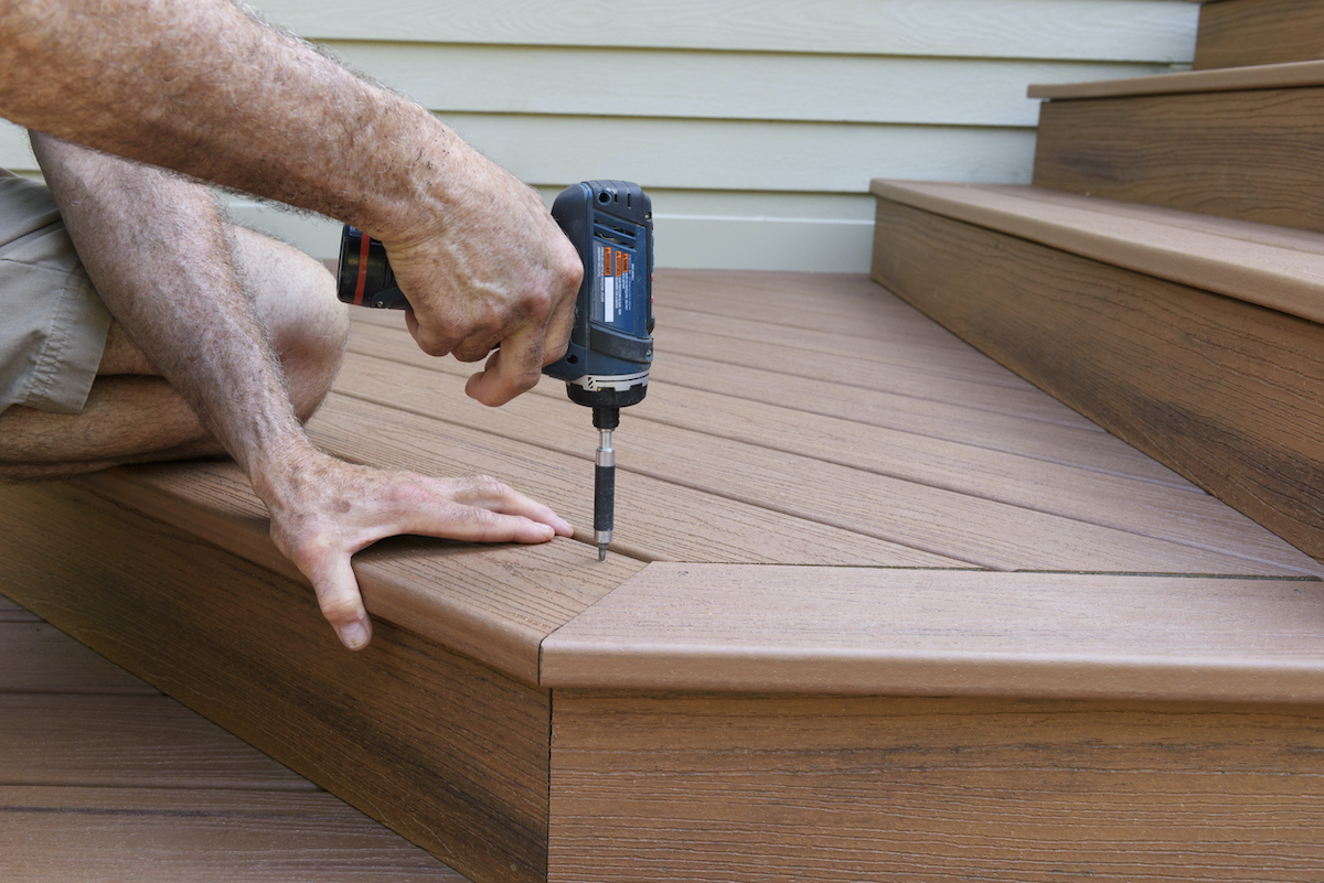 small impact driver building deck