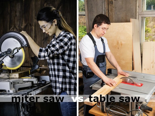 Miter Saw vs. Table Saw: 9 Key Differences to Know