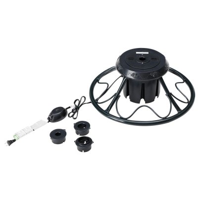 The Best Christmas Tree Stand Option: Home Heritage Electric 360-Degree Stand