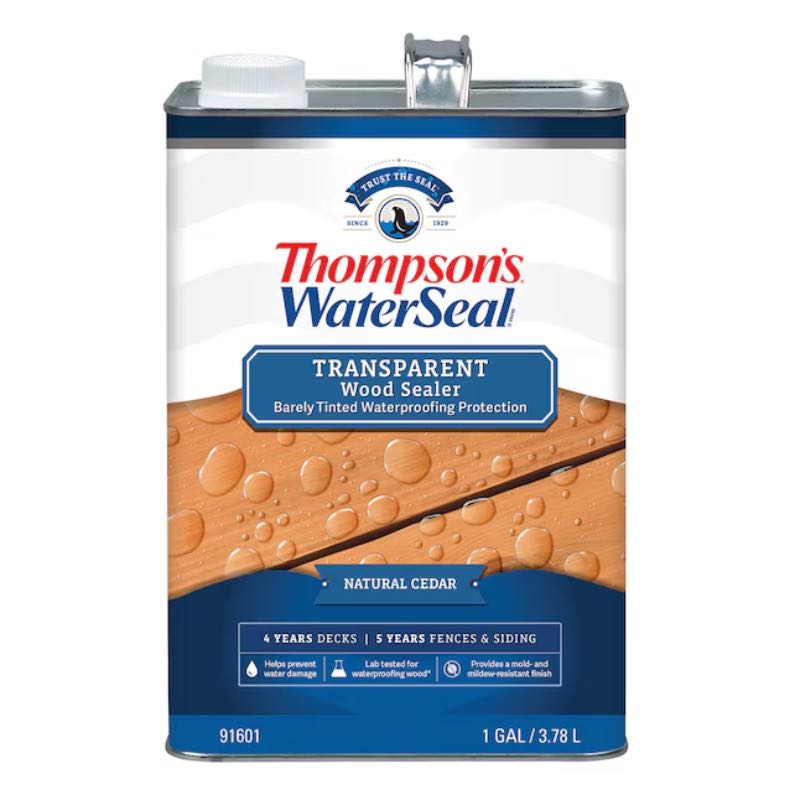The Best Deck Strain Option: Thompson’s WaterSeal Transparent Waterproofing Stain