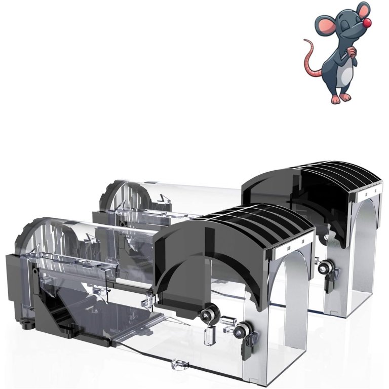  2 Iiwey Humane Mouse Traps on a white background