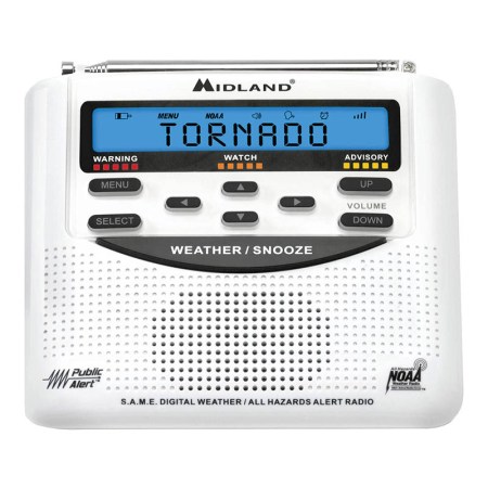 Midland WR120B/WR120EZ Emergency Weather Alert Radio