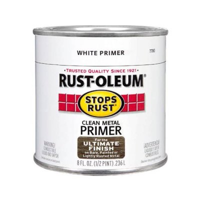 Rust-Oleum Clean Metal Primer on a white background.
