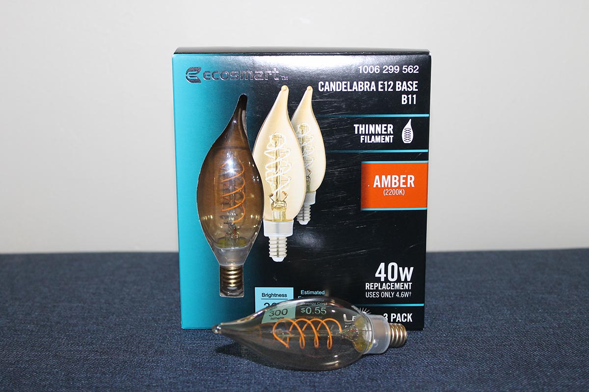 EcoSmart Candelabra Bulb in Package