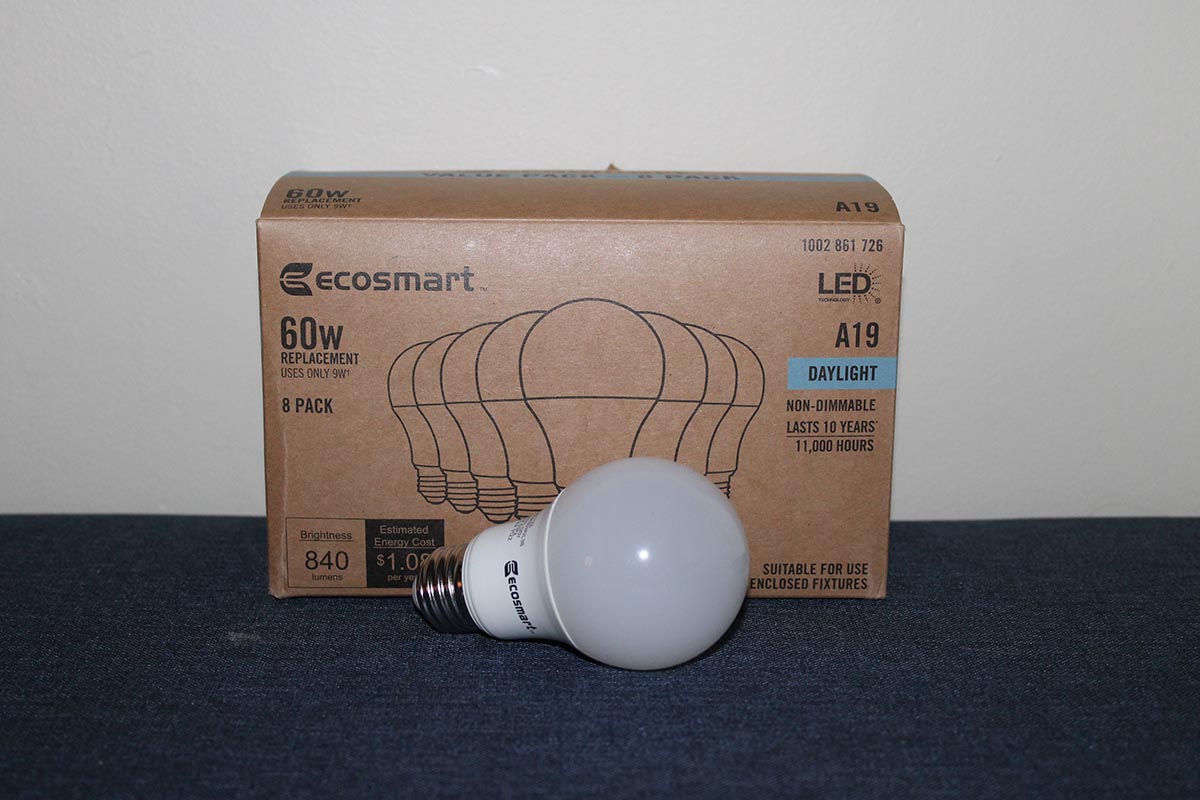 EcoSmart Non-Dimmable LED Light Bulb in Package