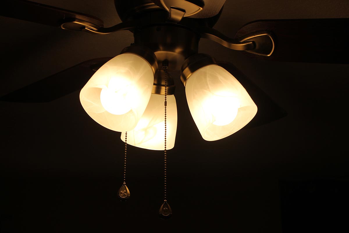 Feit Electric Dimmable LED Light Bulb in Light Fixture