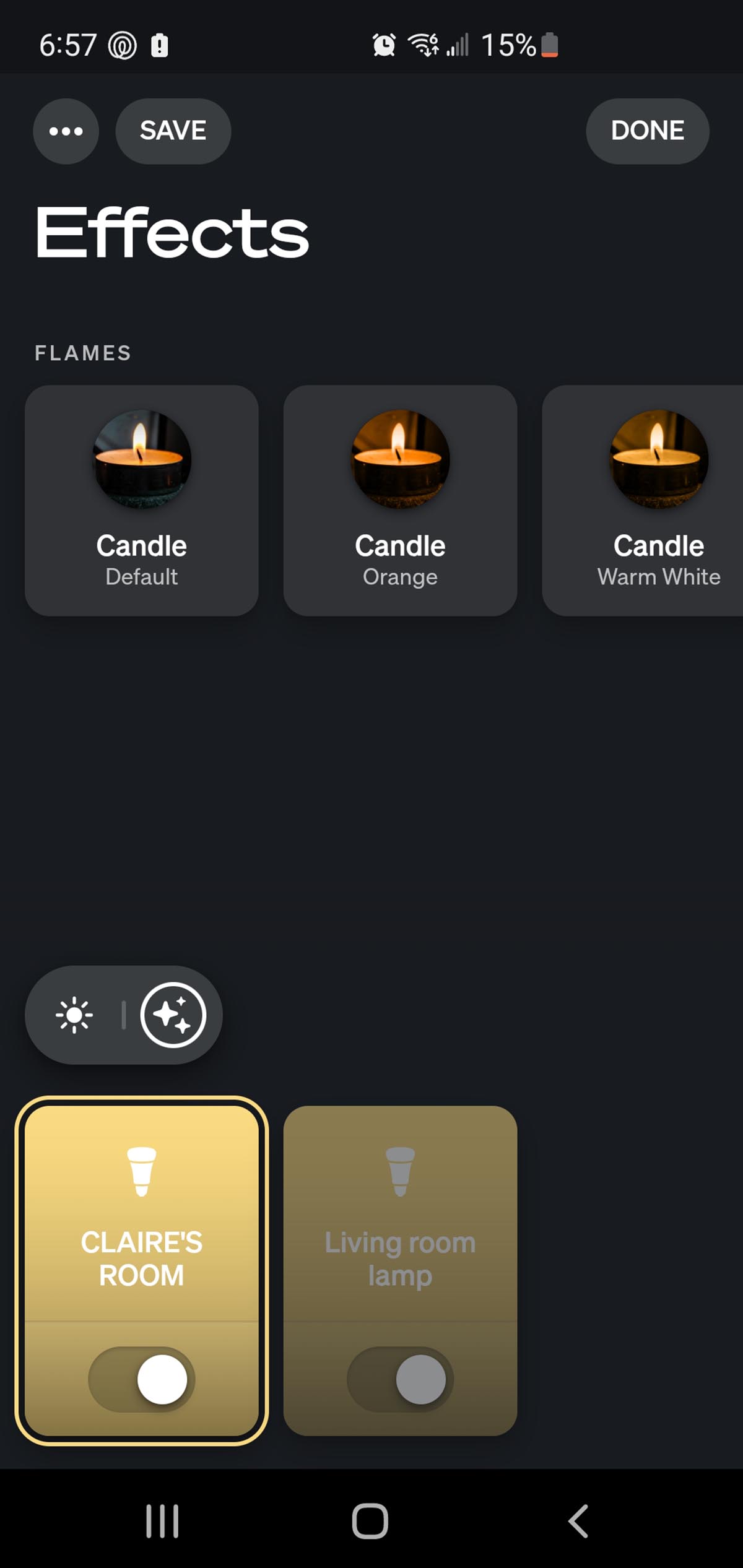 Philips Hue Smart Bulb App Lighting Effects