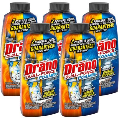 The Best Drain Cleaner Option: Drano Dual-Force Foamer Clog Remover