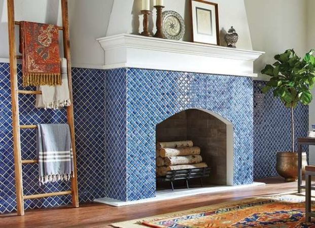 14 Impressive Fireplaces That Feature Tile in a Big Way