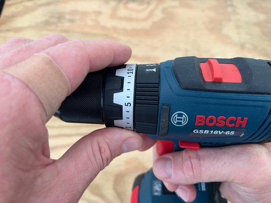 Bosch cordless drill torque control