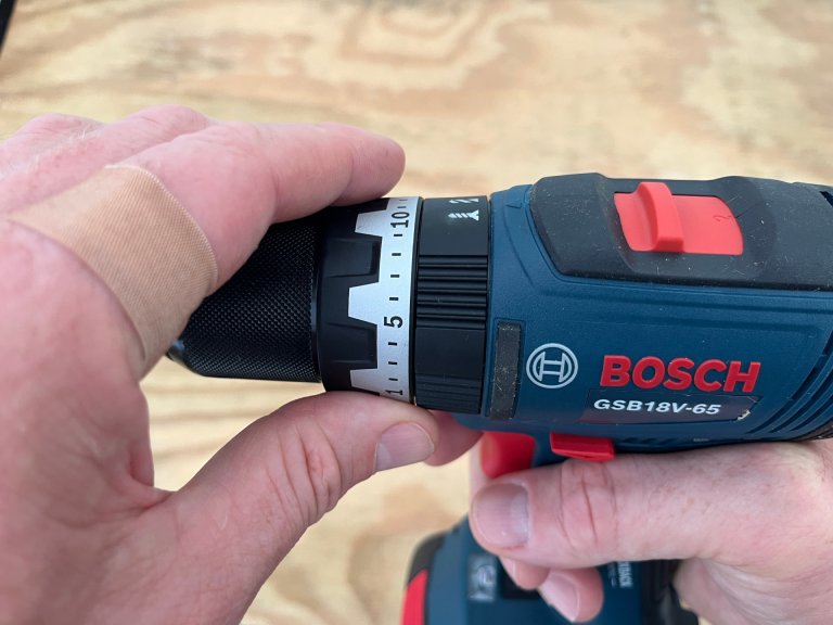 Bosch cordless drill torque control