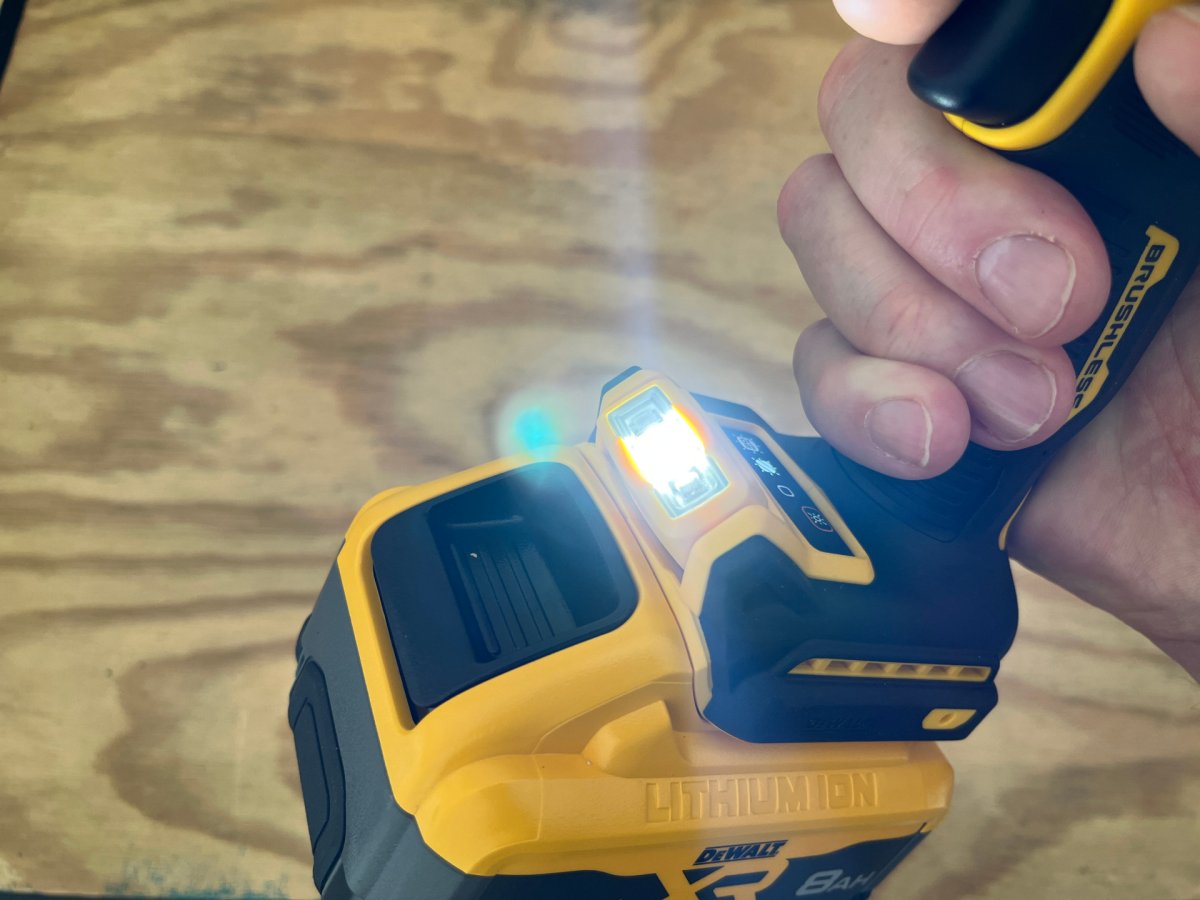 DeWalt cordless drill work light