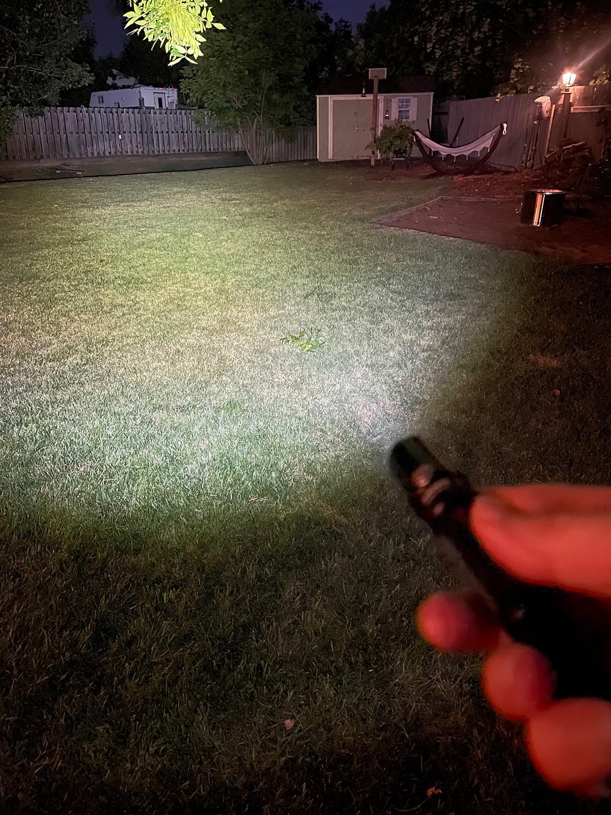 Fenix PD36R V2.0 flashlight in use 2