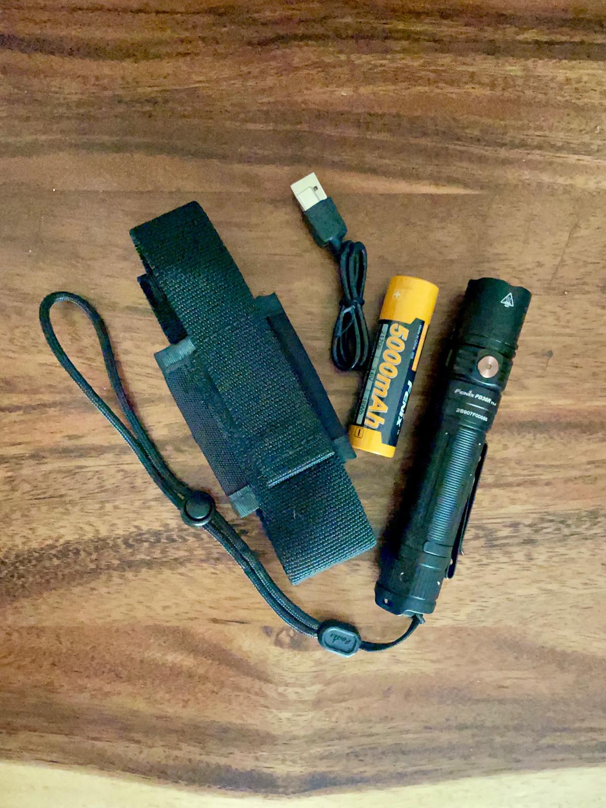Fenix flashlight with accessories 2