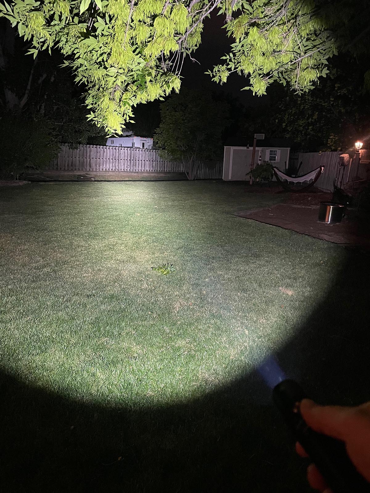 Ledlenser MT14 flashlight in use