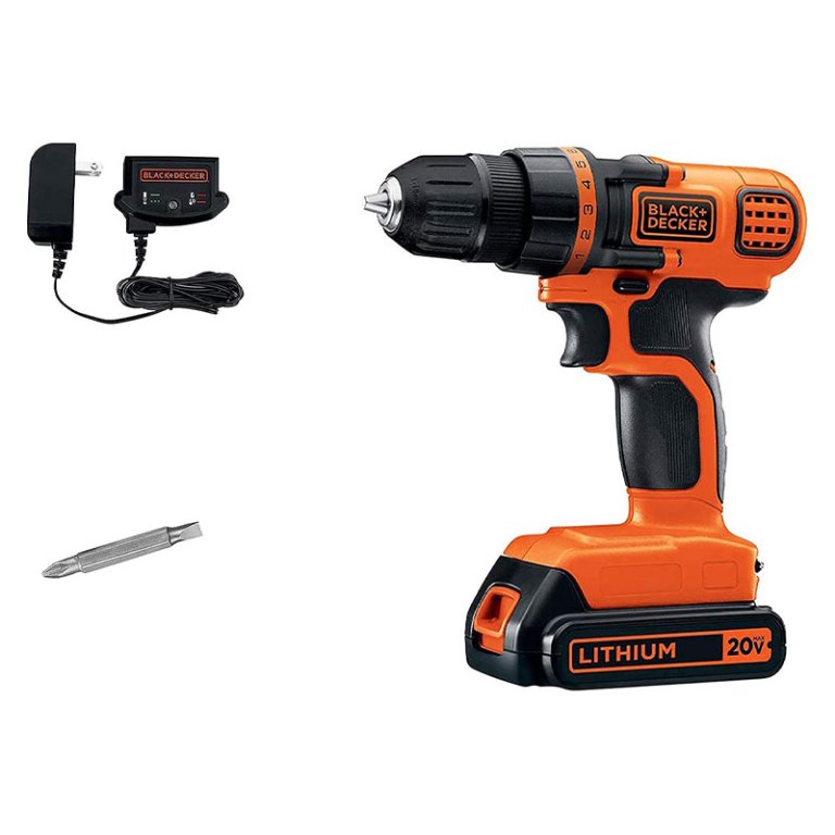 The Best Cordless Drill Option: Black+Decker LDX120C 20V MAX Cordless Drill/Driver