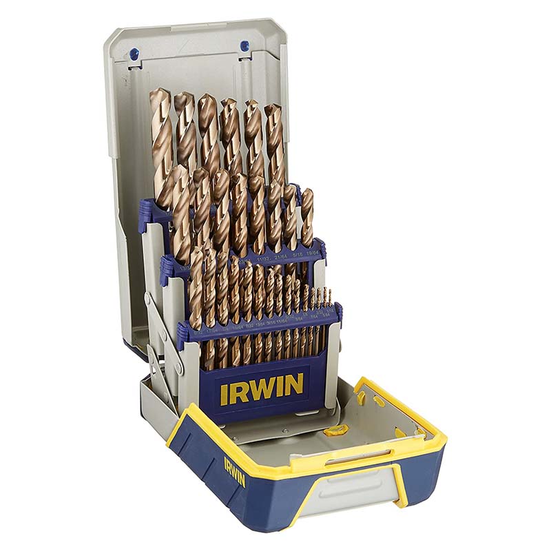 Irwin 29-Pc Cobalt Alloy Steel M35 Drill Bit Set