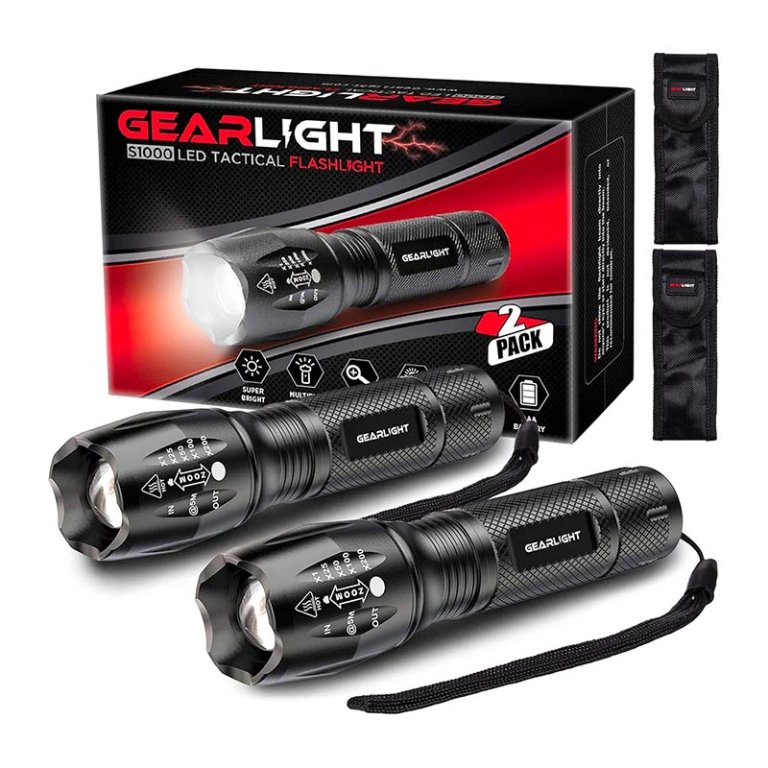 The Best Flashlight Option Gearlight S1000 LED Tactical Flashlight