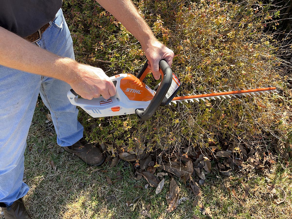 The Best Power Hedge Trimmer Stihl hedge trimmer action