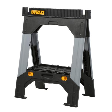  Best Sawhorse Option: DEWALT 33 in. Folding Sawhorse with Adjustable Legs