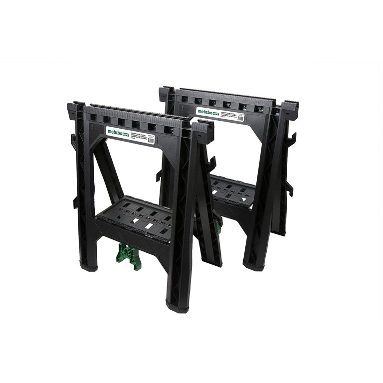  Best Sawhorse Option: Metabo HPT Sawhorses Folding 1200 Lb. Capacity 2-Pack