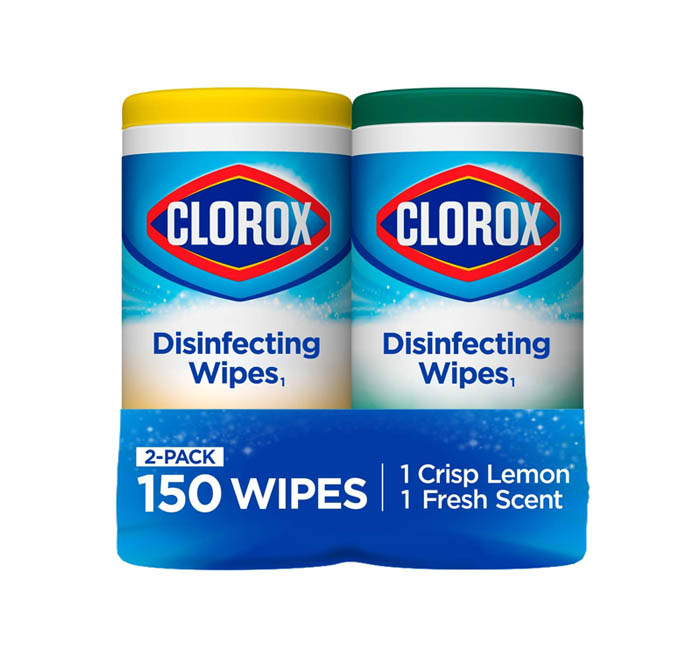 The Best Disinfectant Sprays, Cleaners, and Wipes Option: Clorox Disinfecting Wipes