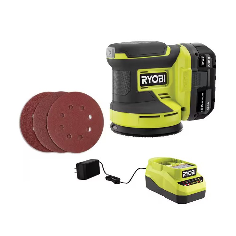 Ryobi One+ 18V Random Orbital Sander Kit