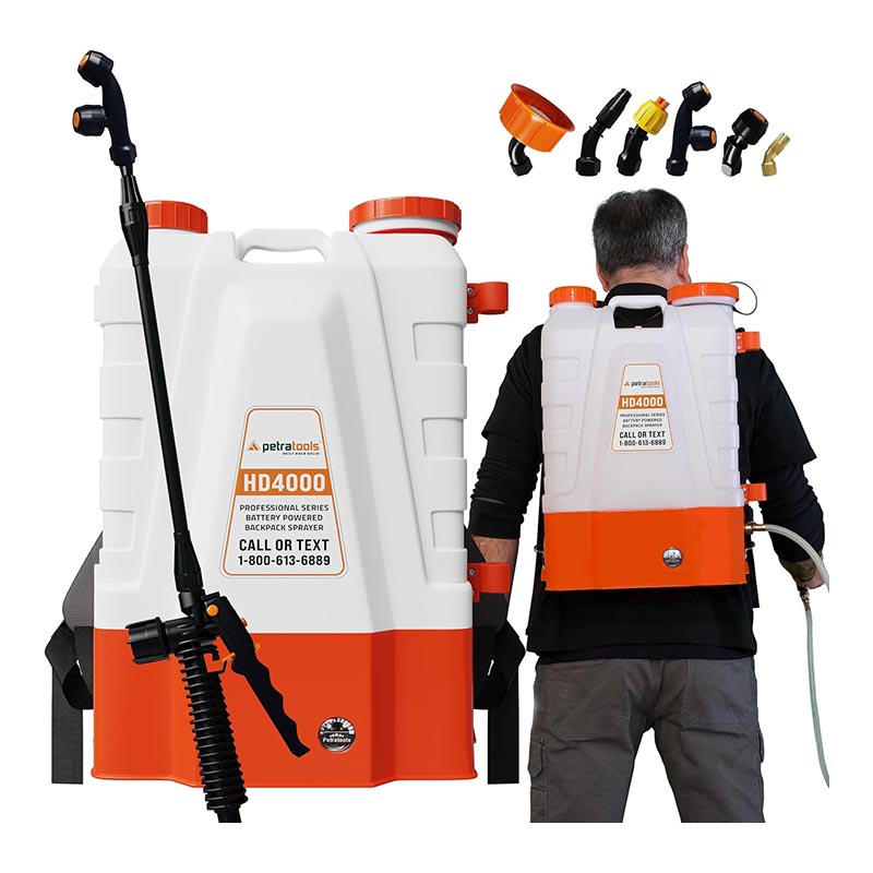PetraTools HD4000 4-Gallon Backpack Sprayer