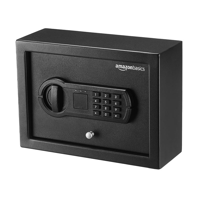 Amazon Basics Slim Desk Drawer Security Safe