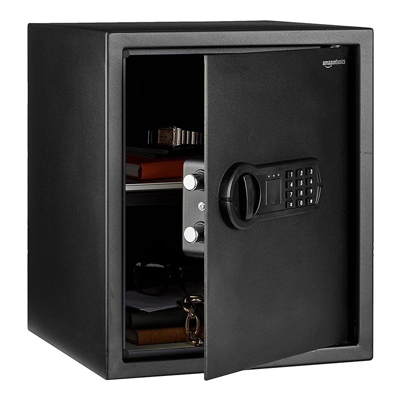 Amazon Basics Steel Home Security Safe