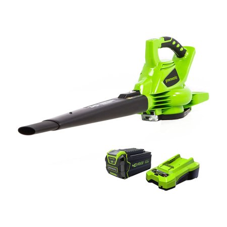  The Best Leaf Vacuum Option: Greenworks 24322 40V Cordless Leaf Blower Vacuum