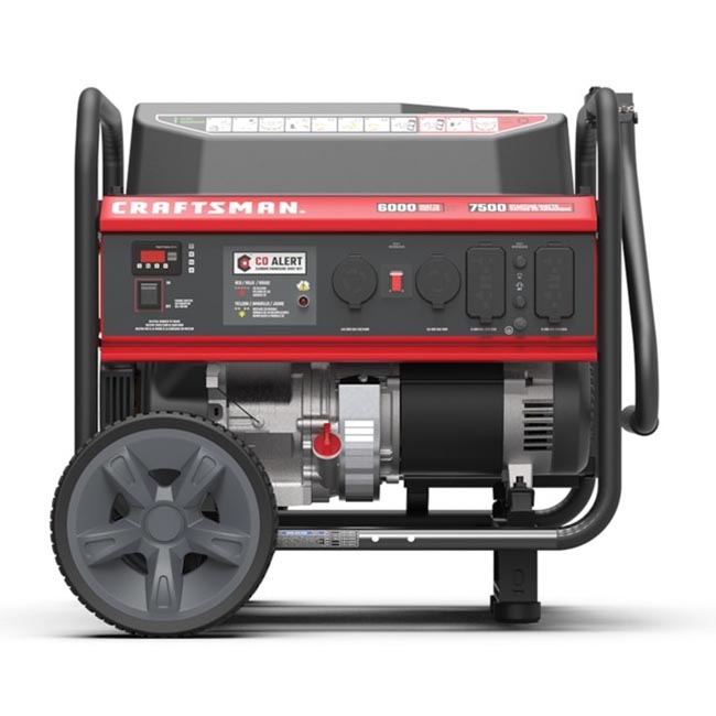 Craftsman 6000-Watt CARB-Compliant Portable Generator