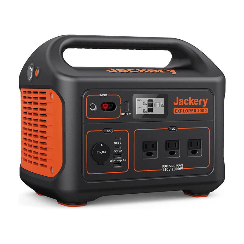 The Best Portable Generator Option: Jackery Portable Power Station Explorer 1000, 1002Wh