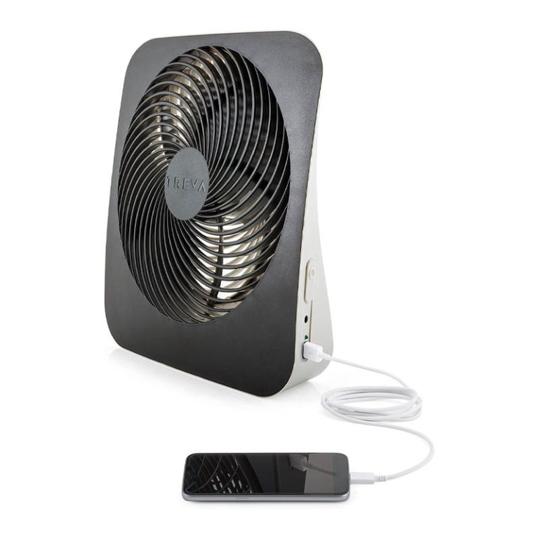  The Best Window Fan Option: O2COOL Treva 10-Inch Portable Battery Powered Fan