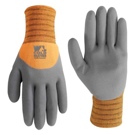 Wells Lamont Winter Grip Gloves, Waterproof Coating