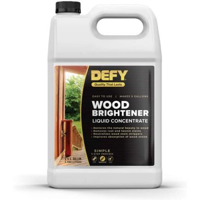 The Best Deck Cleaner Option: DEFY Wood Brightener