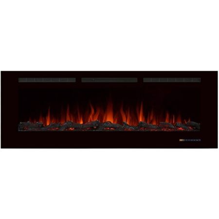 Valuxhome Recessed Wall-Mounted Electric Fireplace