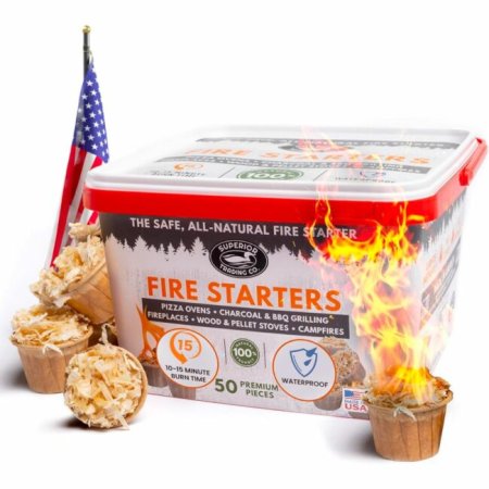  The Best Fire Starters Option: Superior Trading Co. All-Natural Fire Starter