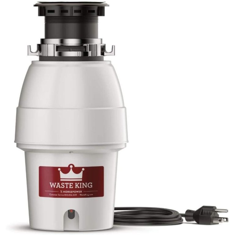 The Best Garbage Disposal Option: Waste King Legend Series 1/2 HP Disposal with Cord