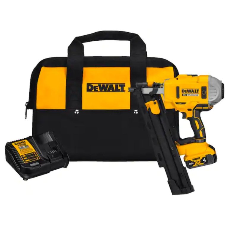  The Best Nail Gun Option: DeWalt 20V MAX Cordless Framing Nailer Kit