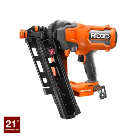  The Best Nail Gun Option: Ridgid Brushless Cordless 3½-Inch Framing Nailer