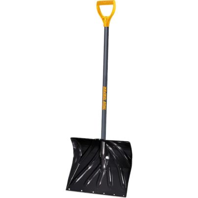 The True Temper 18-Inch Poly Combo Snow Shovel on a white background.