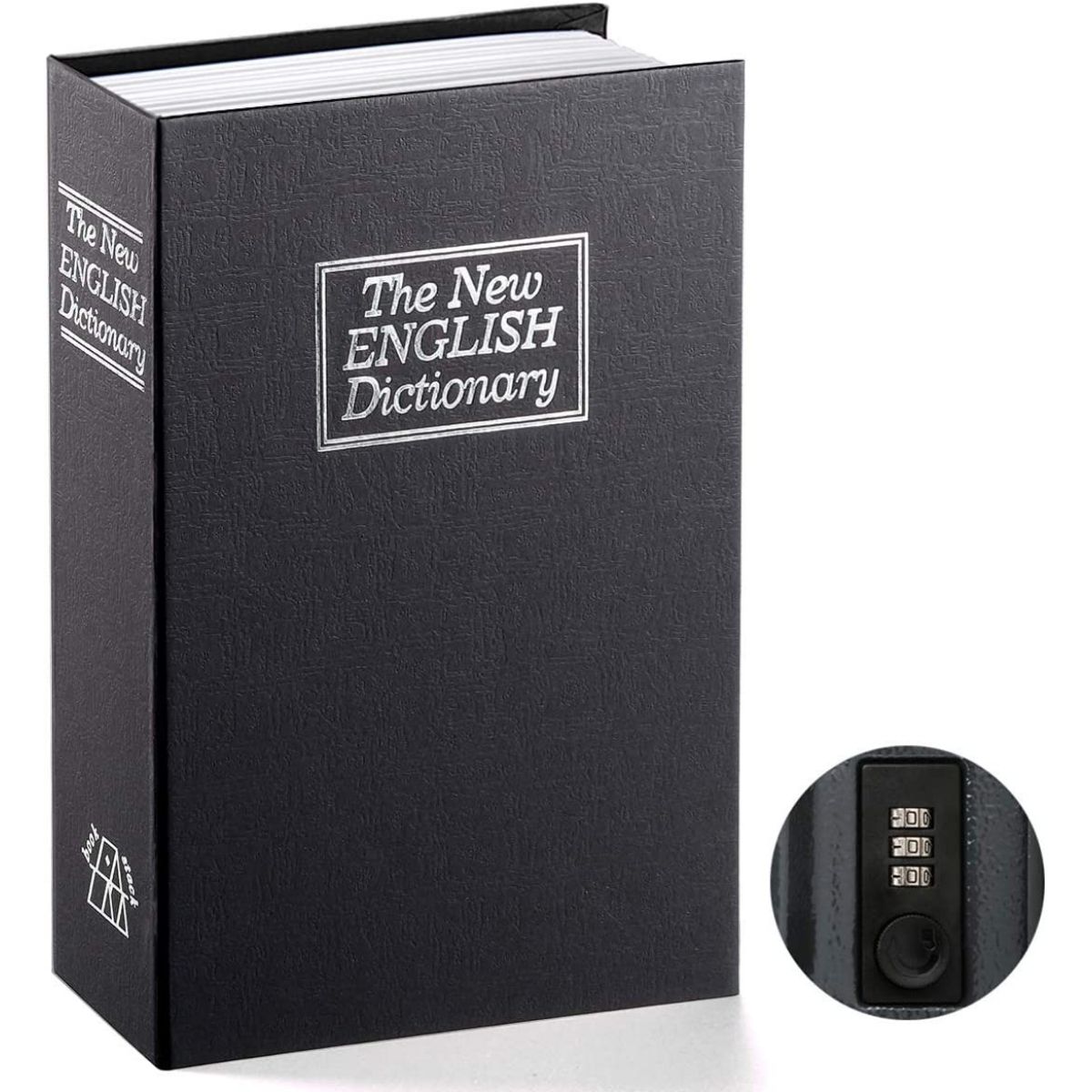 Jssmst Book Safe With Combination Lock 